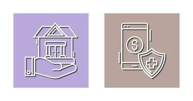 House and Smartphone Icon vector