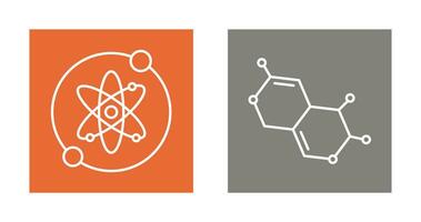 Proton and Molecule Icon vector