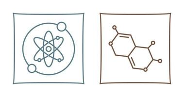 Proton and Molecule Icon vector