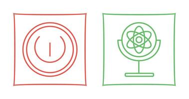 Gyroscope and Power Icon vector