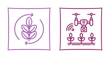 Agronomy and Smart Farm Icon vector