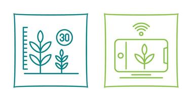 Growth and Device Icon vector