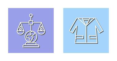 International Law and Suit Icon vector