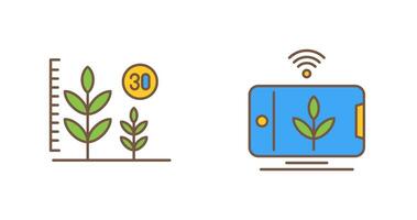 Growth and Device Icon vector