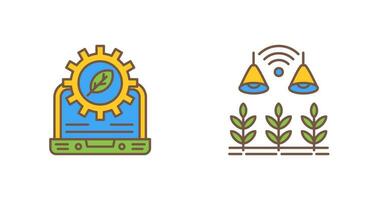Setting and Light Icon vector