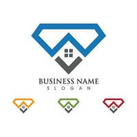 Property and Construction Logo design vector