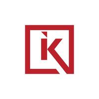 K Letter Logo Template vector
