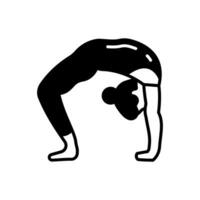 Back Bend Icon in vector. illustration vector