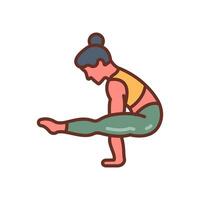 Firefly Pose Icon in vector. illustration vector