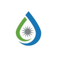 plantilla de logotipo de gota de agua vector