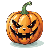 skön halloween pumpning ClipArt - ai generativ png