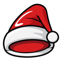 Noël Père Noël chapeau clipart - ai génératif png