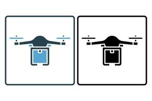 entrega zumbido icono. icono relacionado a entrega. adecuado para web sitio, aplicación, usuario interfaces, imprimible etc. plano línea icono estilo. sencillo vector diseño editable