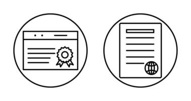 quality assurance and press release Icon vector