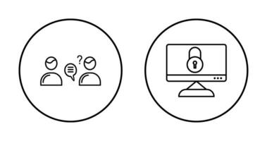 Consulting Services and Confidentiality  Icon vector