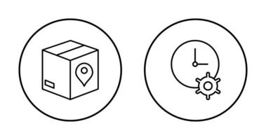 Tracking Services and Time Optimization Icon vector