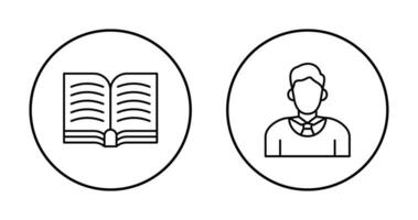 Book and Judge Icon vector