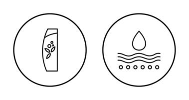 Natural and Moisture Icon vector