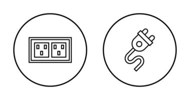Socket and Plug Icon vector