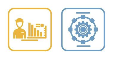 Consulting and Automated  Icon vector