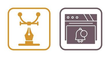 Web Design and Notification Icon vector