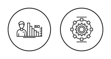 Consulting and Automated  Icon vector