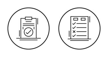 Today to Done Check List and Checkmark Icon vector
