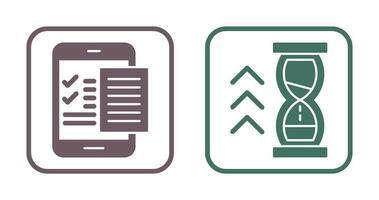 Check List and Quick Response Icon vector
