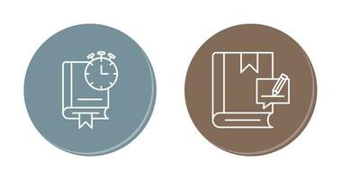 Timer and Editing Icon vector