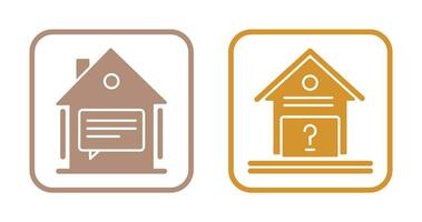 Message and Unknown Icon vector
