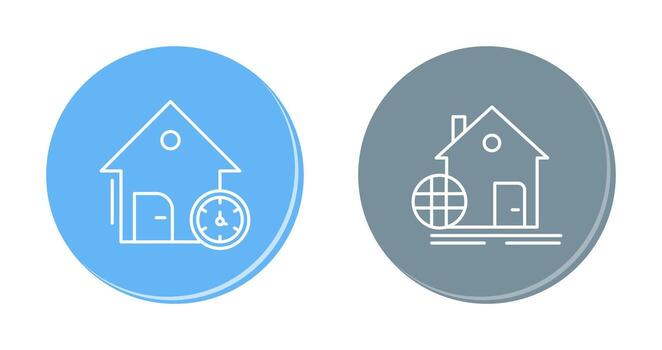 Time and Web Development Icon vector