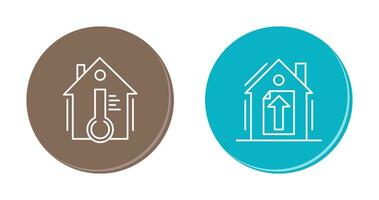 Temperature and Upload Icon vector