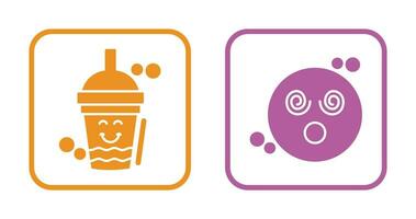 Drink and Dizzy Icon vector