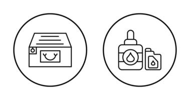 File Cabinet and Ink Cartridge Icon vector