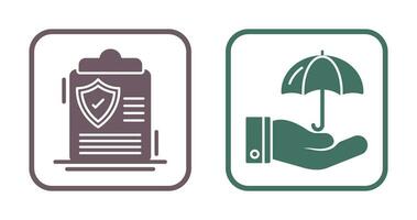 Policy and Protection Icon vector