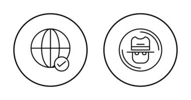 Internet and Spy Icon vector