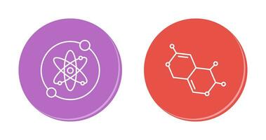 Proton and Molecule Icon vector