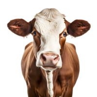 Cute cow. AI Generated png