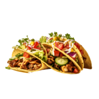 Mexicaans taco's. ai gegenereerd png