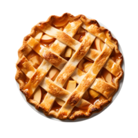 apple pie isolated Ai generated png
