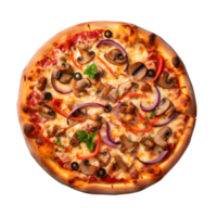 pizza. ai genererad png