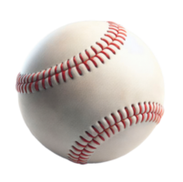 usado béisbol pelota aislado en transparente antecedentes. ai generativo png