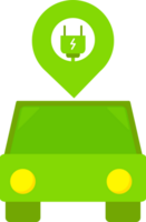 icono de coche eléctrico png