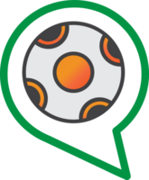 soccer chat icon png