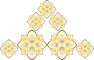 golden Linie Blume Blütenblatt Dekoration png
