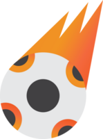 balón de fútbol plano icono png