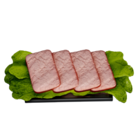 Ham , ingredient for sukiyaki clip art png