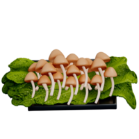 gourmet champignon , ingrédient pour Sukiyaki agrafe art png