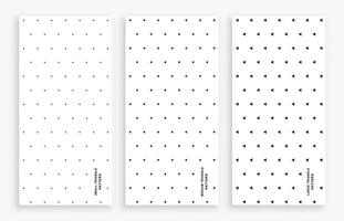 Triangle pattern in black and white vector