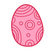 Pascua de Resurrección huevo decoración plano colección png